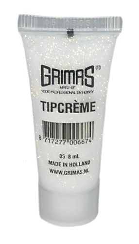 Grimas Glittergel Tipcrème parelmoer rood 05 - 8 ml