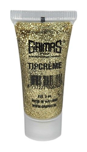 Grimas Glittergel Tipcrème goud 072 - 8 ml