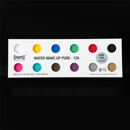 Grimas Schminkpalet basis 12A - 12 x 2,5 ml - voorbeeld 2