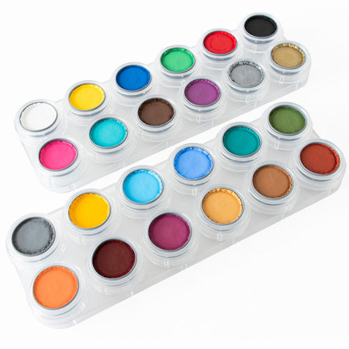 Grimas Schminkpalet basis & natuur 12A+12B - 24 x 2,5 ml - voorbeeld 1