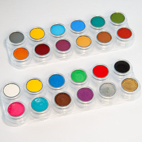 Grimas Schminkpalet basis & natuur 12A+12B - 24 x 2,5 ml - voorbeeld 3