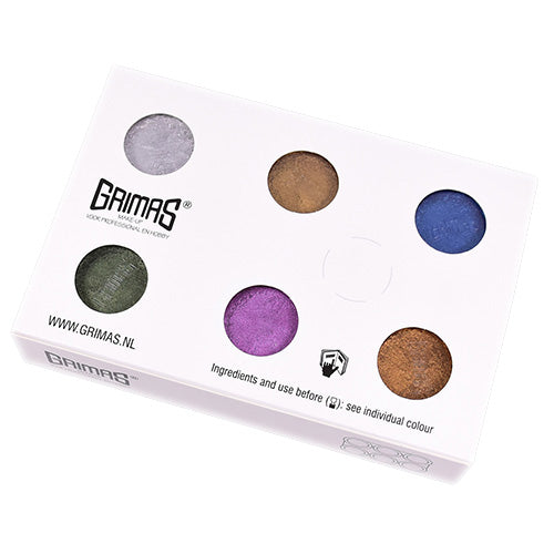 Grimas Schminkpalet metallic M6 - 6 x 2,5 ml - voorbeeld 3
