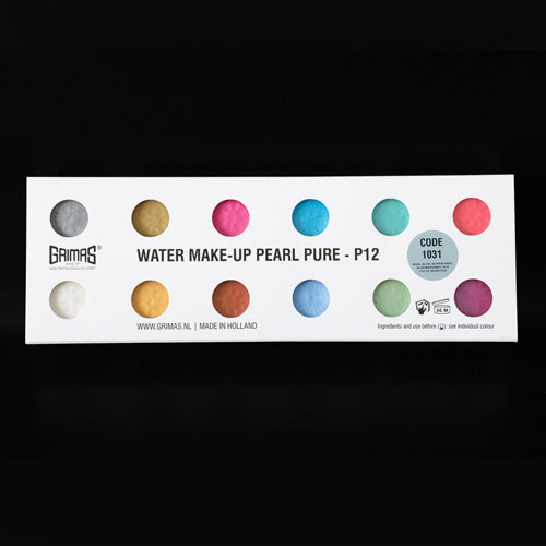Grimas Schminkpalet parelmoer P12 - 12 x 2,5 ml - voorbeeld 2