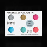 Grimas Schminkpalet parelmoer P6 - 6 x 2,5 ml - voorbeeld 3