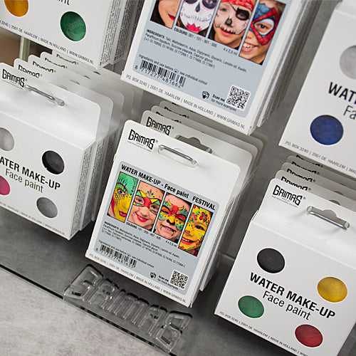 Grimas Waterschminkset Basic - 4 x 2,5 ml - voorbeeld 9