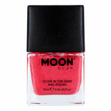 Moon Creations Glow in the dark nagellak rood - 10 ml