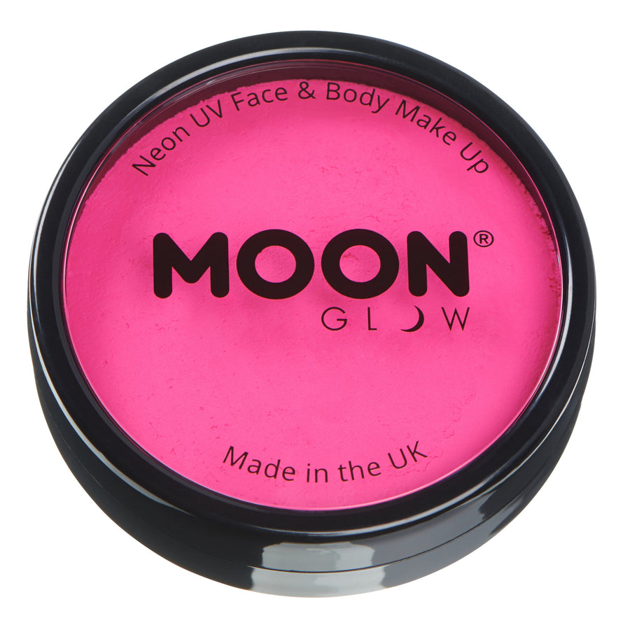 Moon Creations Neon UV schmink op waterbasis roze - 36 gram