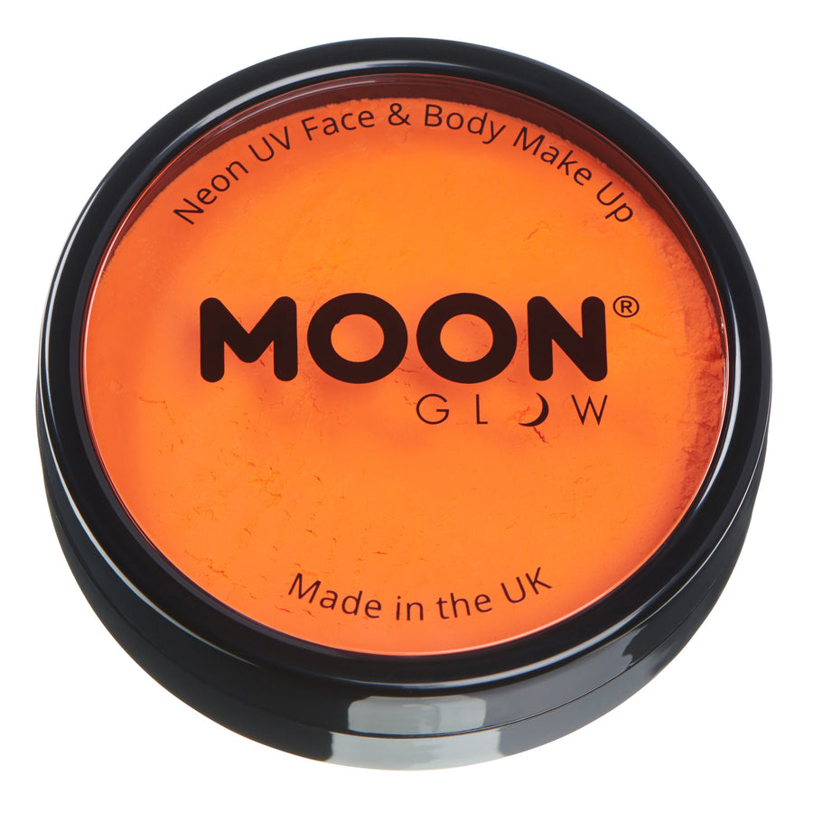 Moon Creations Neon UV schmink op waterbasis oranje - 36 gram