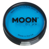 Moon Creations Neon UV schmink op waterbasis blauw - 36 gram