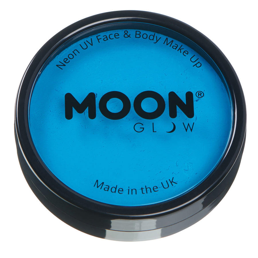 Moon Creations Neon UV schmink op waterbasis blauw - 36 gram