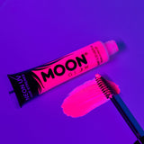 Moon Creations Neon UV haarmascara roze - 15 ml