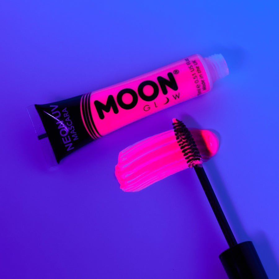Moon Creations Neon UV mascara roze - 15 ml