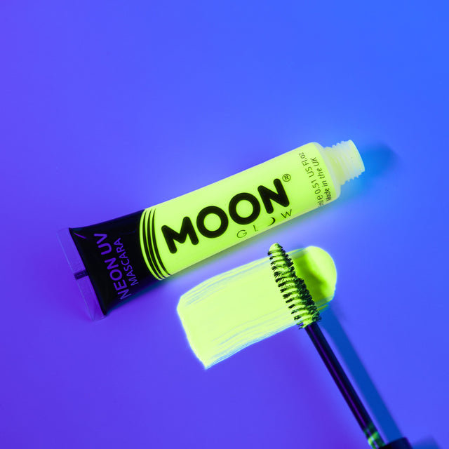 Moon Creations Neon UV mascara geel - 15 ml