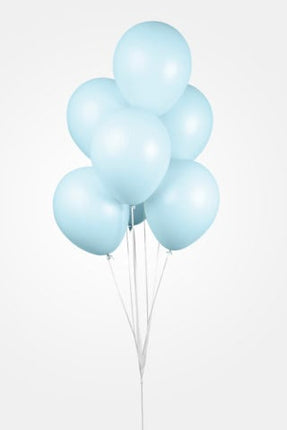 Ballonnen - 10 stuks - 30 cm - pastel blauw