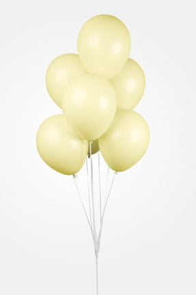 Ballonnen - 10 stuks - 30 cm - pastel geel