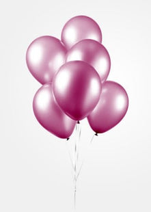 Ballonnen - 10 stuks - 30 cm - Roze metallic