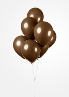 Ballonnen - 10 stuks - 30 cm - bruin