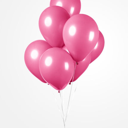 Ballonnen - 10 - stuks - 30 cm - donker roze