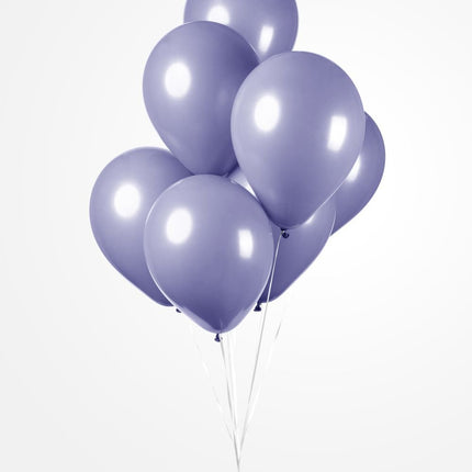 Ballonnen - 10 - stuks - 30 cm - lavendel