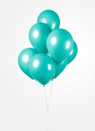 Ballonnen - 10 stuks - 30 cm - turquoise