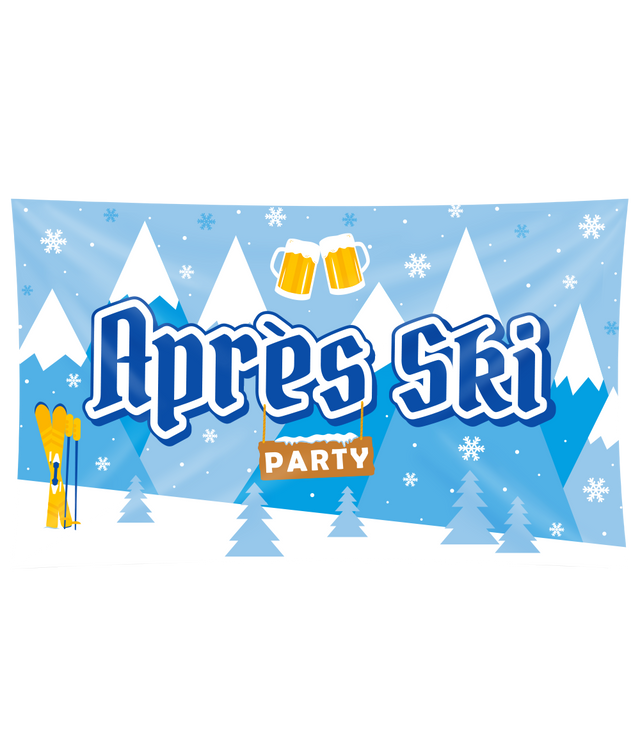Vlag Après Ski - 150 x 90 cm