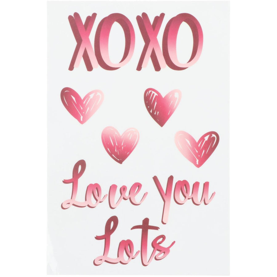 Raamstickers - Ombre Love - 12 stuks