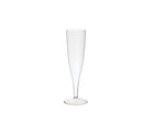 Plastic Champagneglazen - 10 stuks - 100 ml - transparant