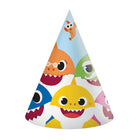 Baby Shark Paper Hats - Pack of 6