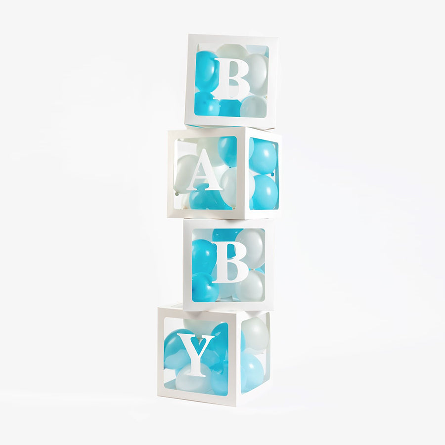 Ballon boxen - 4 stuks -30 x 30 cm