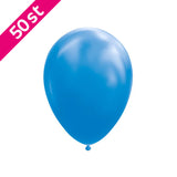 Blauwe ballonnen 50 stuks