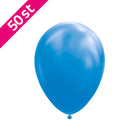 Blauwe ballonnen 50 stuks