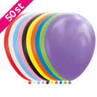 Diverse kleuren ballonnen 50 stuks