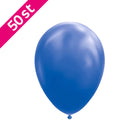 Donker blauwe ballonnen 50 stuks