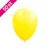 Gele ballonnen 50 stuks