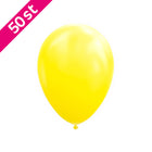 Gele ballonnen 50 stuks