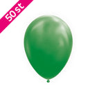 Groene ballonnen 50 stuks