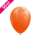 Oranje ballonnen 50 stuks