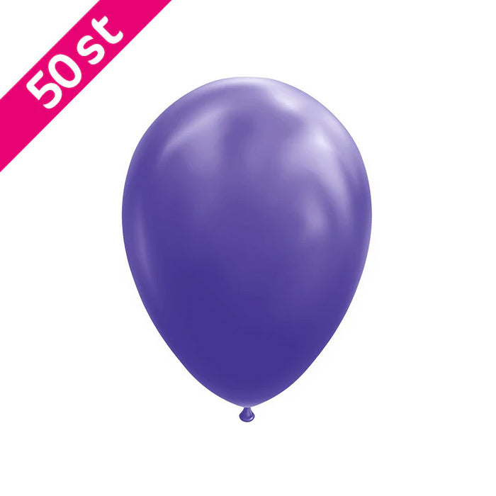 Paarse ballonnen 50 stuks