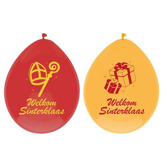 Welkom Sinterklaas - Ballonnen - 6 stuks