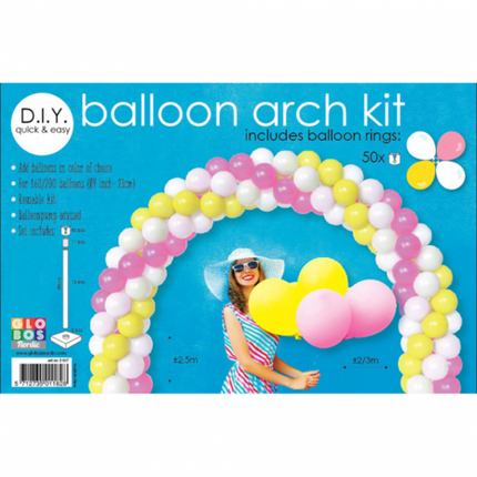 Ballonnen boog - 3 x 2,5 m - DIY