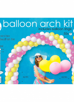 Balloon arch - 3 x 2.5 m - DIY