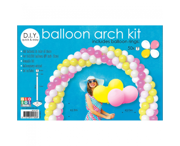 Ballonnen boog - 3 x 2,5 m - DIY