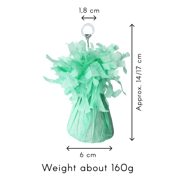 Folie ballongewicht - pastel groen