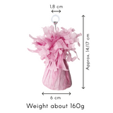 Folie ballongewicht - pastel licht roze
