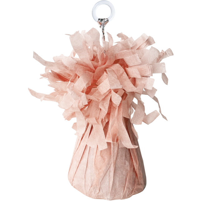 Folie ballongewicht - pastel oranje