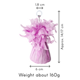 Folie ballongewicht - pastel roze