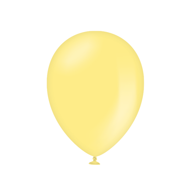Ballonnen - 10 stuks - pastel geel