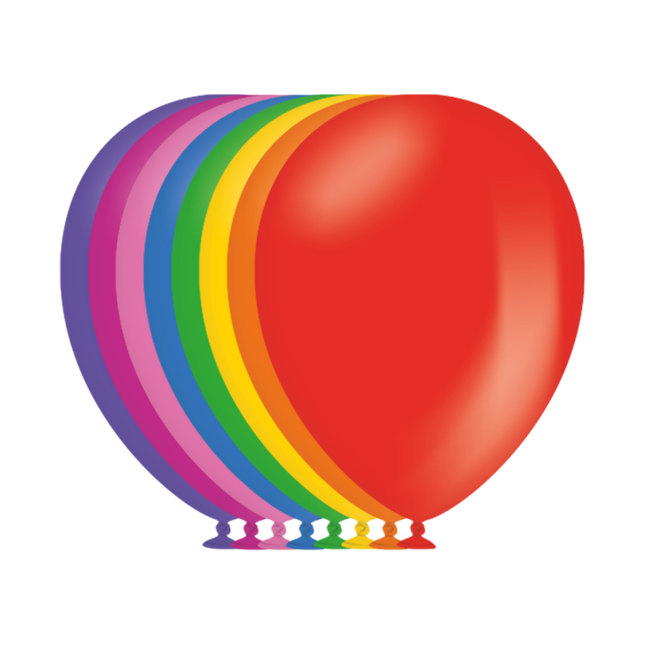 Ballonnen - 50 stuks - 30 cm - diverse kleuren