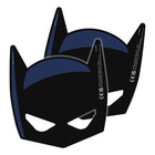 Batman papieren maskers - 6 stuks