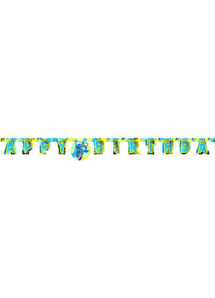 Batman paper garland "Happy Birthday" - 2 meters